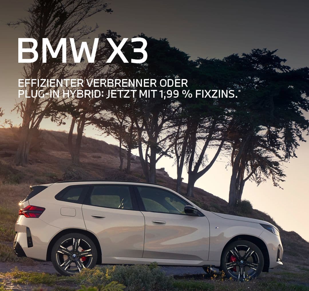 BMW X3 1,99% Fixzins