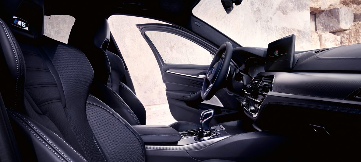 BMW M5 Competition F90 LCI Facelift 2020 Innenraum mit M Multifunktionssitzen
