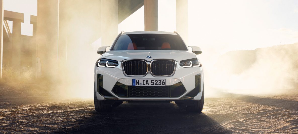 BMW X3 M F97 LCI Facelift 2021 Alpinweiß Frontansicht
