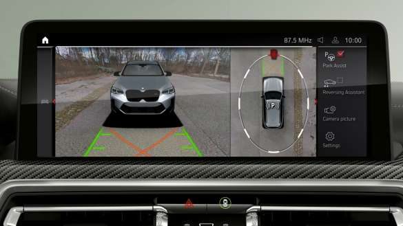 BMW X3 M Automobile F97 G01 LCI Facelift 2021 Parking Assistant Plus Control Display